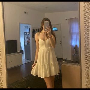 NWT White Babydoll Dress.